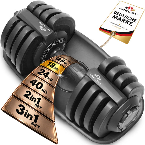 Verstellbare Kurzhantel 18 kg – Bild 1 (91Z9rtwyUtL.jpg)